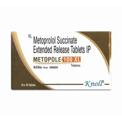 100 mg METOPOLE-100 XL Metoprolol Succinate Extended Release IP Tablets