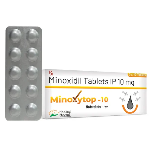 10 mg Minoxytop-10 Minoxidil IP Tablets - Available in India