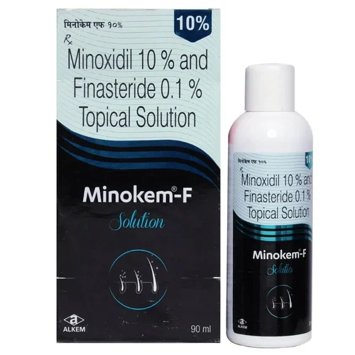 Minokem-F Minoxidil 10% and Finasteride 0.1% Topical Solution - Available in India