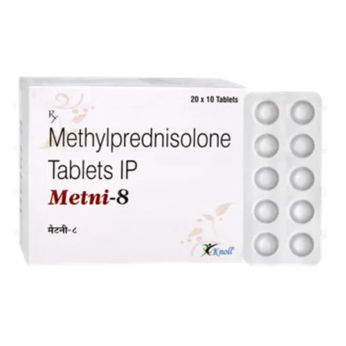8 mg Metni-8 Methylprednisolone IP Tablets