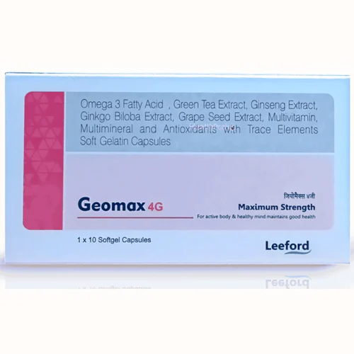 Geomax 4G Soft Gelatin Capsules