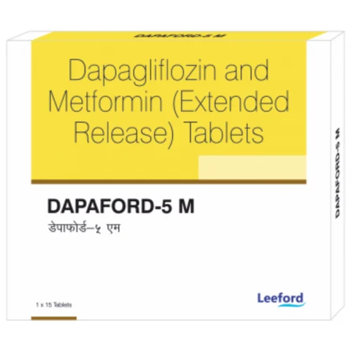 DAPAFORD-5 M Dapagliflozin and Metformin (Extended Release) Tablets
