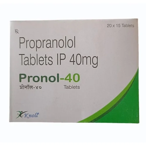 40 mg Pronol-40 Propranolol IP Tablets