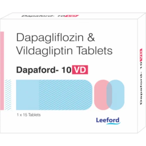 10 mg Dapaford- 10 VD Dapagliflozin & Vildagliptin Tablets