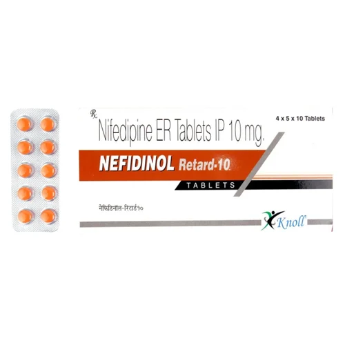 10 mg NEFIDINOL Retard-10 Nifedipine ER IP Tablets