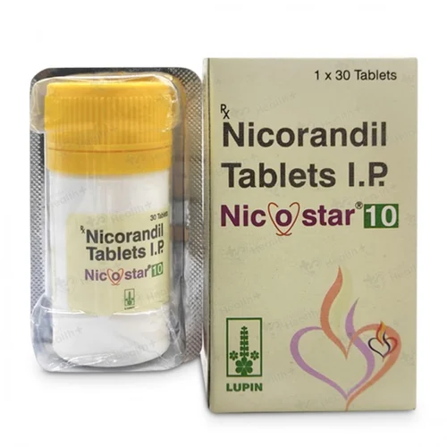 10 mg Nicostar 10 Nicorandil I.P. Tablets - Available in India