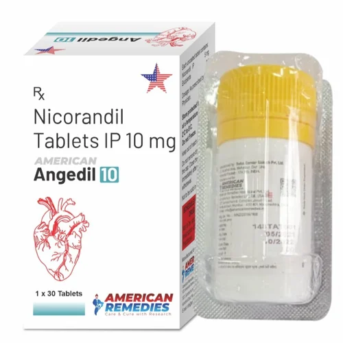 10 mg Angedil 10 Nicorandil IP Tablets - Available in India