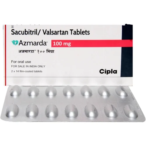 100 mg Azmarda Sacubitril/ Valsartan Tablets - Available in India