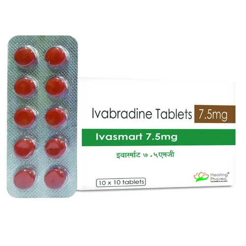 7.5 mg Ivasmart 7.5mg Ivabradine Tablets - Available in India