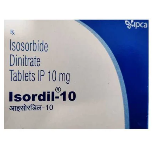 10 mg Isordil-10 Isosorbide Dinitrate IP Tablets - Available in India