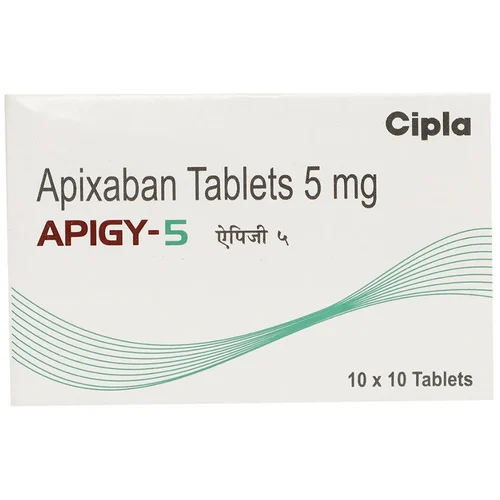 5 mg APIGY-5 Apixaban Tablets - Available in India