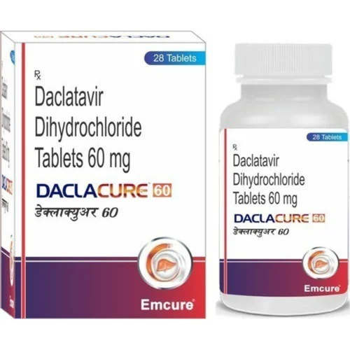 60 mg DACLACURE 60 Daclatasvir Dihydrochloride Tablets - Available in India