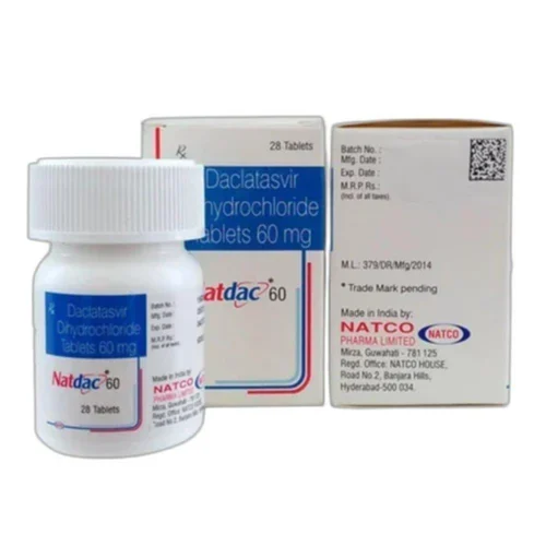 60 mg Natdac 60 Daclatasvir Dihydrochloride Tablets - Available in India