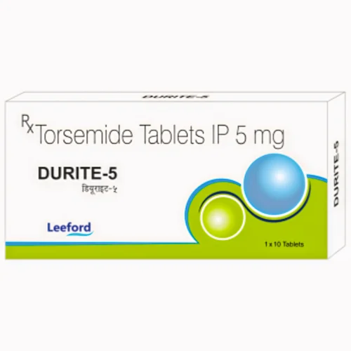 5 mg DURITE-5 Torsemide IP Tablets - Available in India