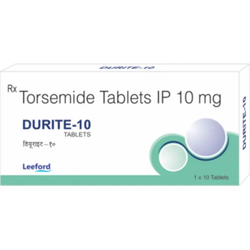 10 mg DURITE-10 Torsemide IP Tablets - Available in India