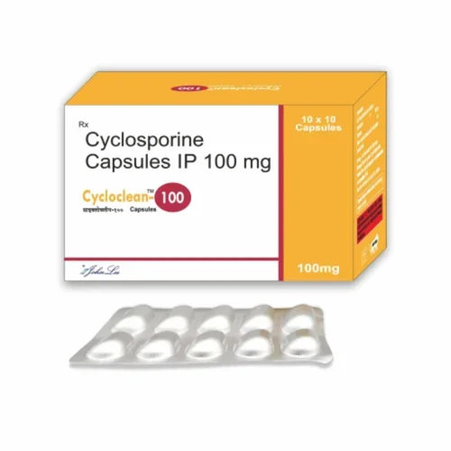 100 mg Cycloclean-100 Cyclosporine IP Capsules - Available in India