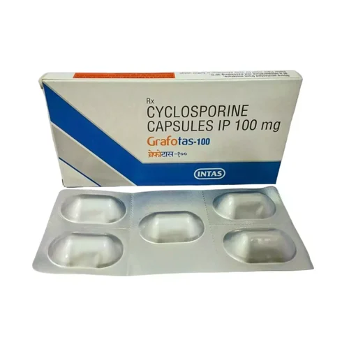 100 mg Grafotas-100 CYCLOSPORINE IP CAPSULES - Available in India