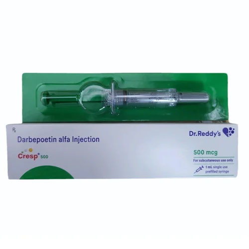 500 mcg Cresp 500 Darbepoetin alfa Injection - Available in India