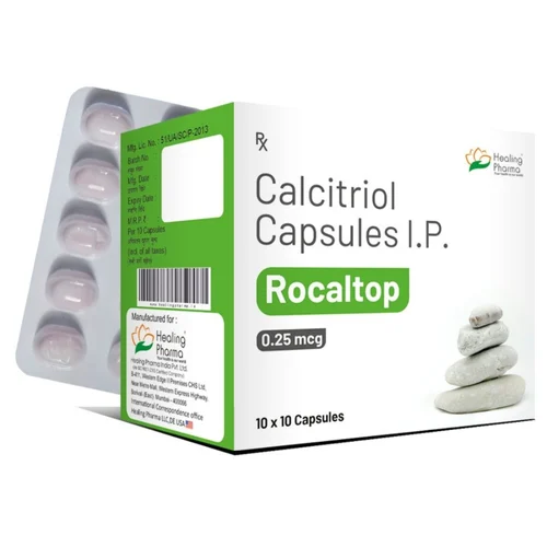 0.25 mg Rocaltop Calcitriol I.P. Capsules - Available in India