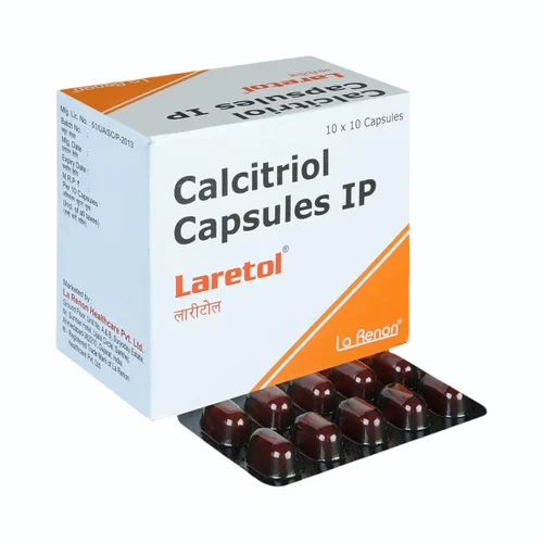 Laretol Calcitriol IP Capsules - Available in India