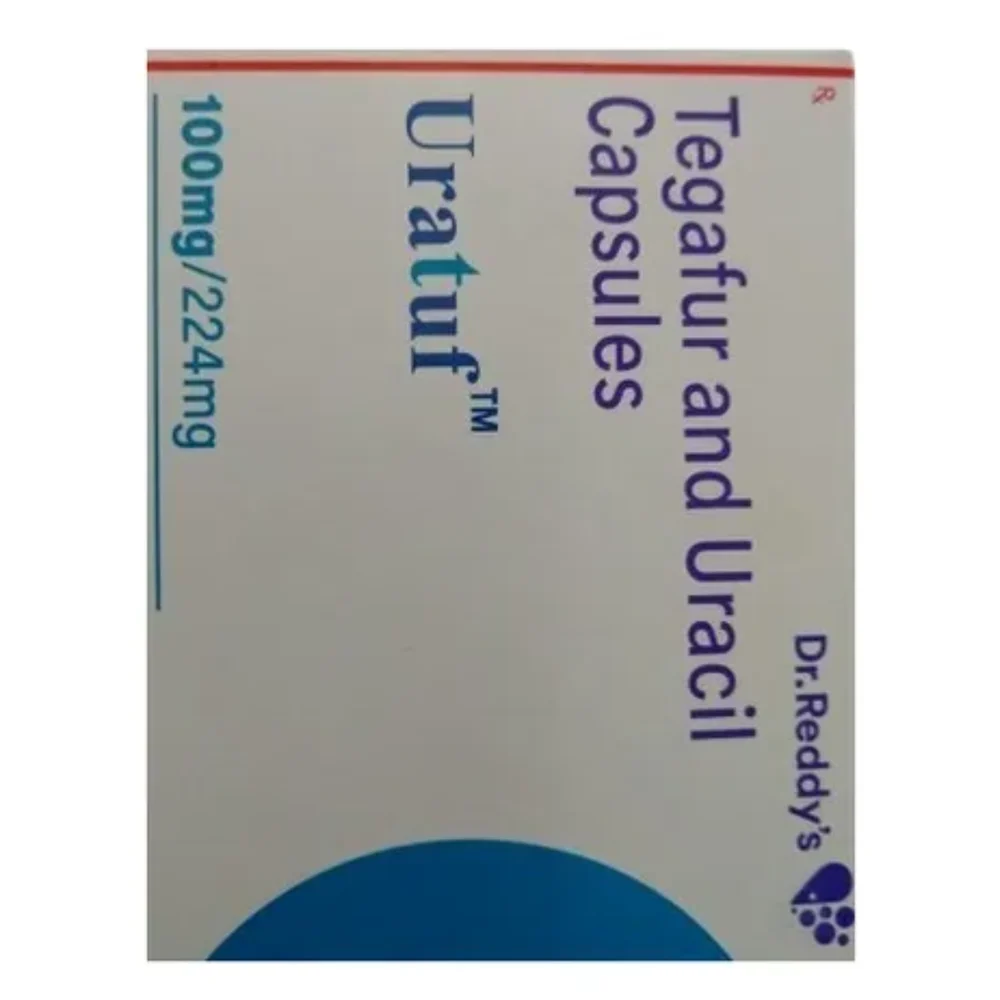 100mg/224mg Uratuf Tegafur and Uracil Capsules - Available in India