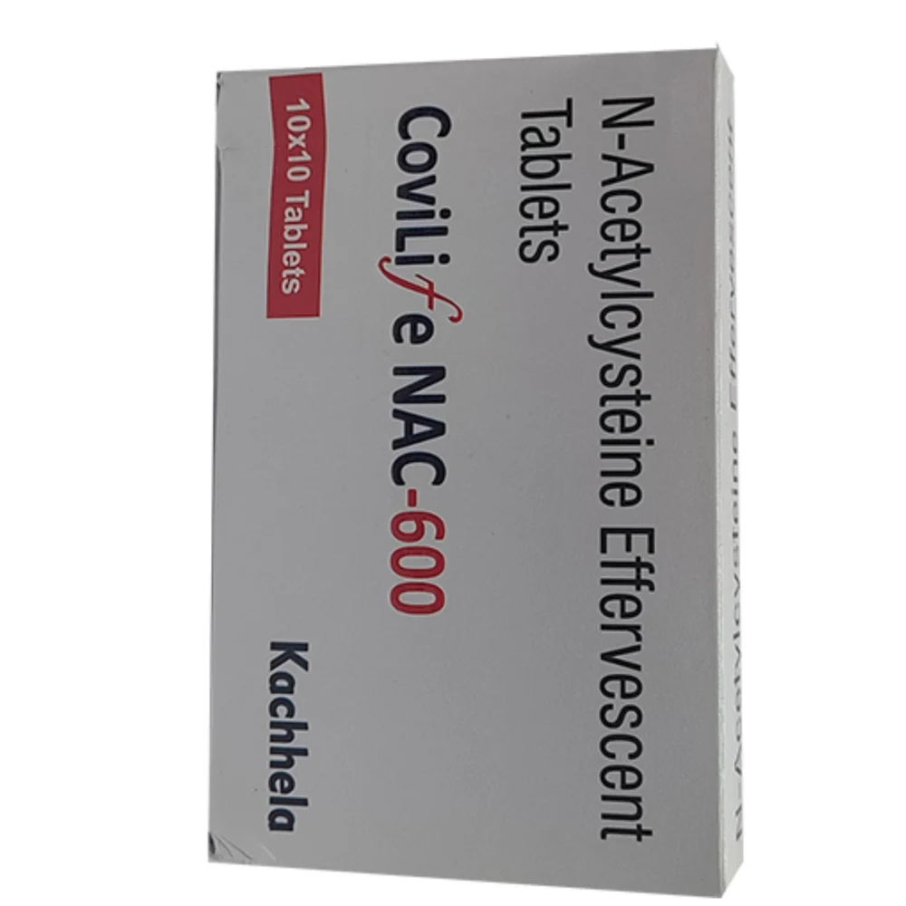 CoviLife NAC-600 N-Acetylcysteine Effervescent Tablets - Available in India