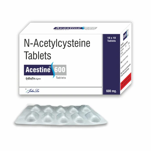 600 mg Acestine 600 N-Acetylcysteine Tablets - Available in India
