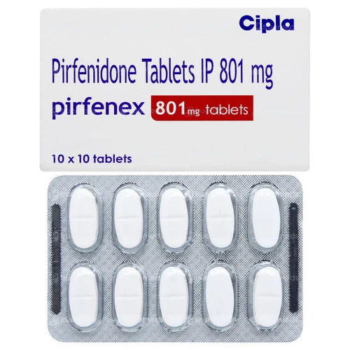 801 mg Pirfenex Pirfenidone IP Tablets - Available in India