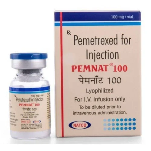 100 mg PEMNAT 100 Pemetrexed for Injection - Available in India
