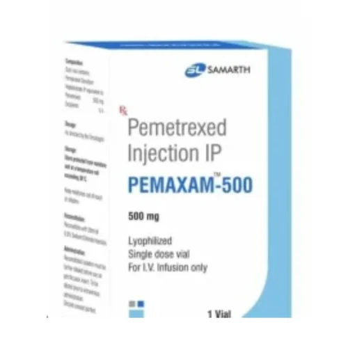 500 mg PEMAXAM-500 Pemetrexed IP Injection - Available in India