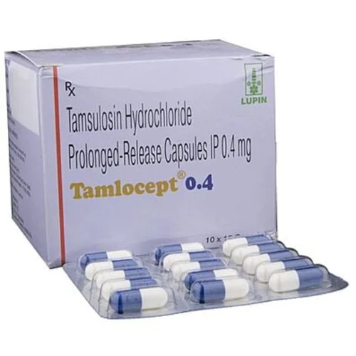 0.4 mg Tamlocept 0.4 Tamsulosin Hydrochloride Prolonged-Release IP Capsules - Available in India