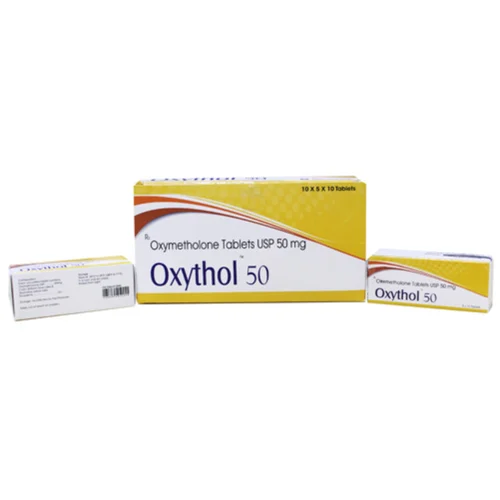 50 mg Oxythol 50 Oxymetholone USP Tablets - Available in India