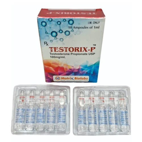 100 mg TESTORIX-P Testosterone Propionate USP Injection - Available in India