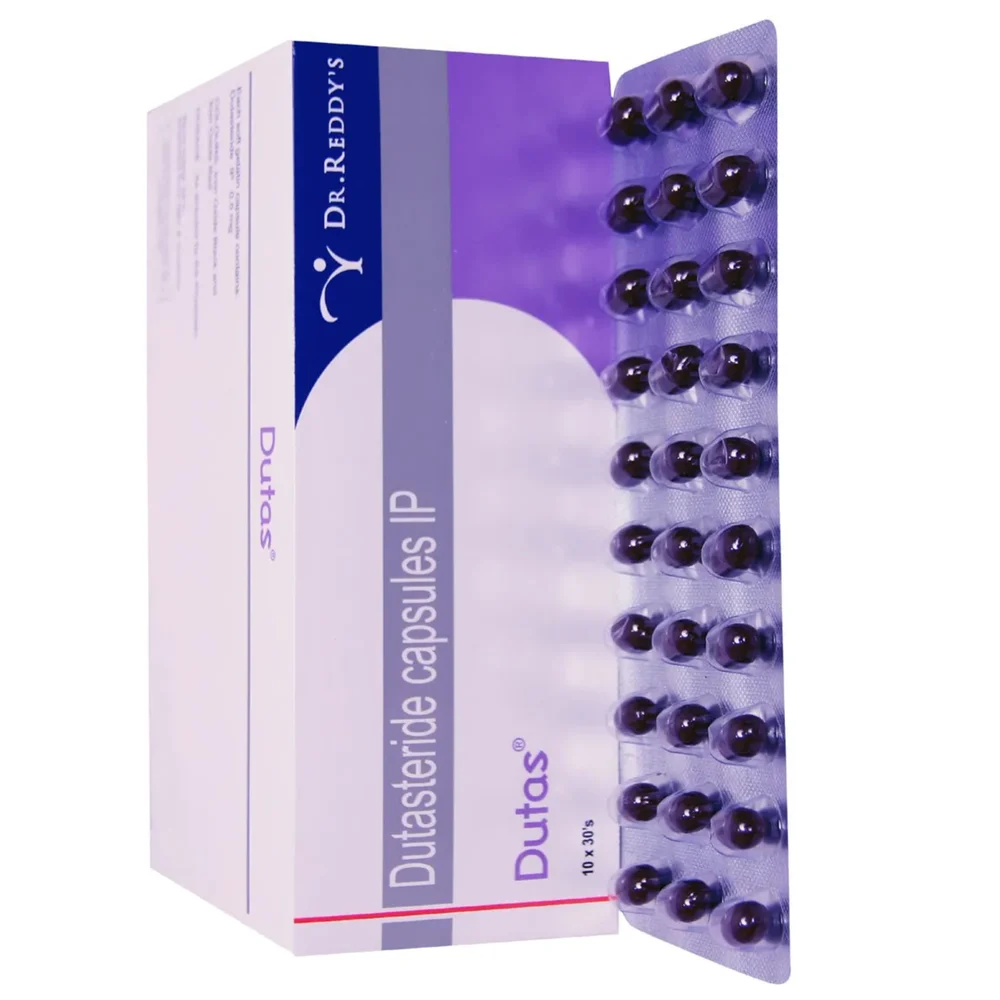 Dutas Dutasteride IP capsules - Available in India