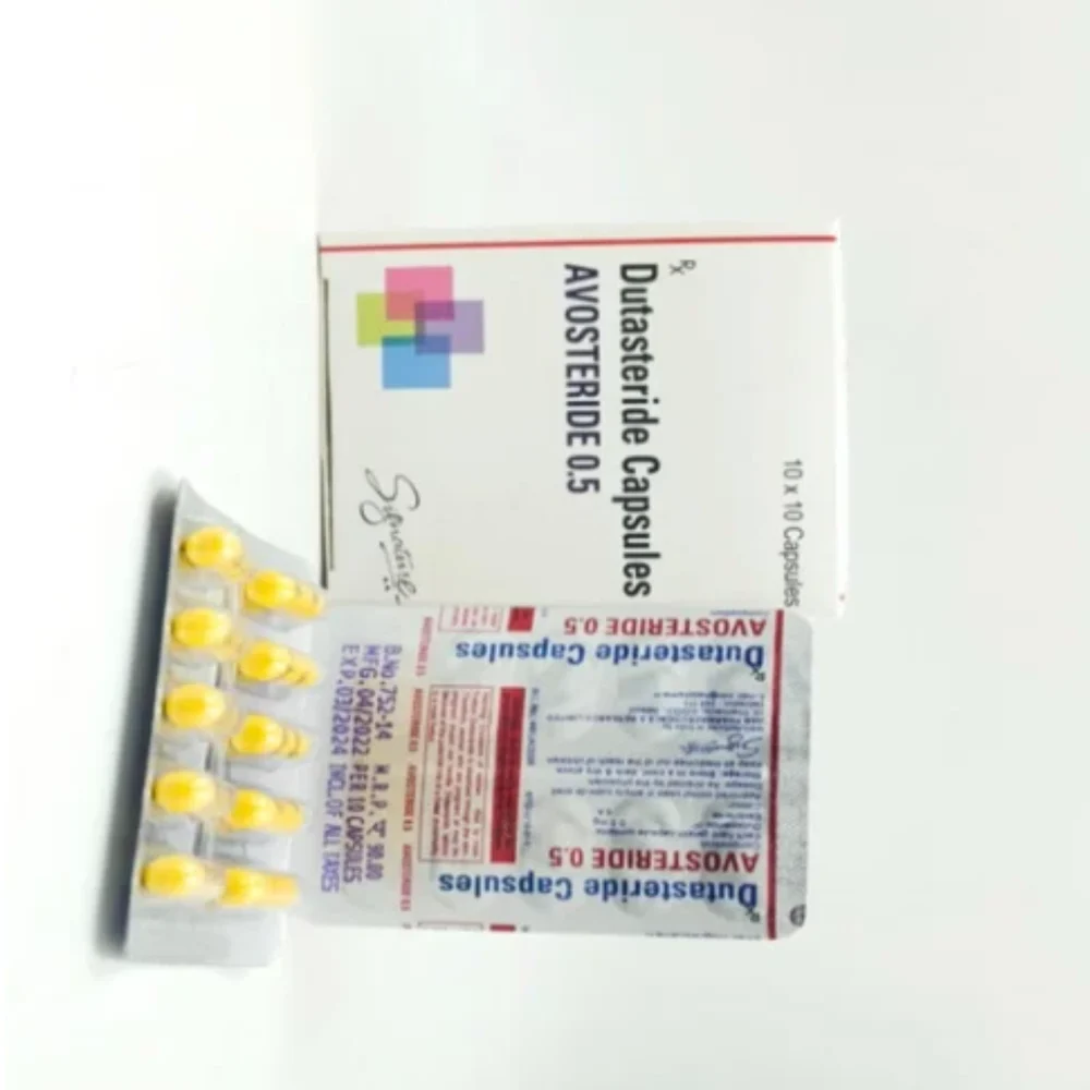 0.5 mg AVOSTERIDE 0.5 Dutasteride IP Capsules - Available in India