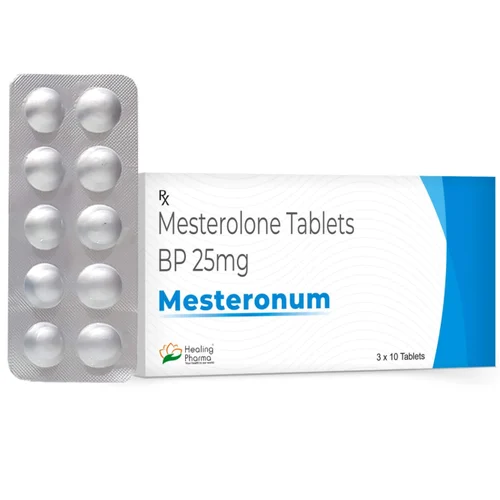 25 mg Mesteronum Mesterolone BP Tablets - Available in India