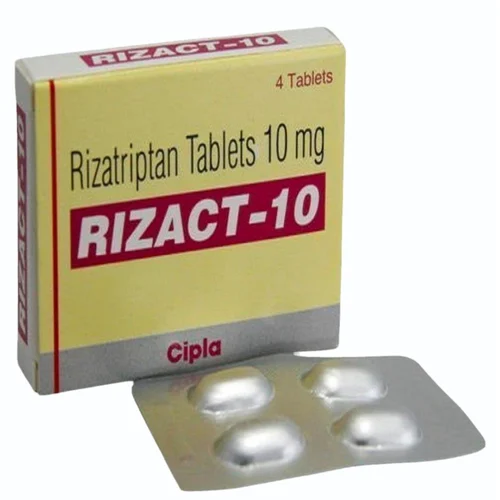 10 mg RIZACT-10 Rizatriptan Tablets - India