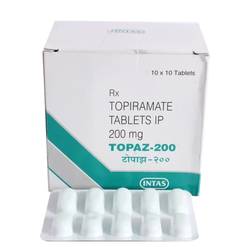 200 mg TOPAZ-200 TOPIRAMATE IP TABLETS - Available in India
