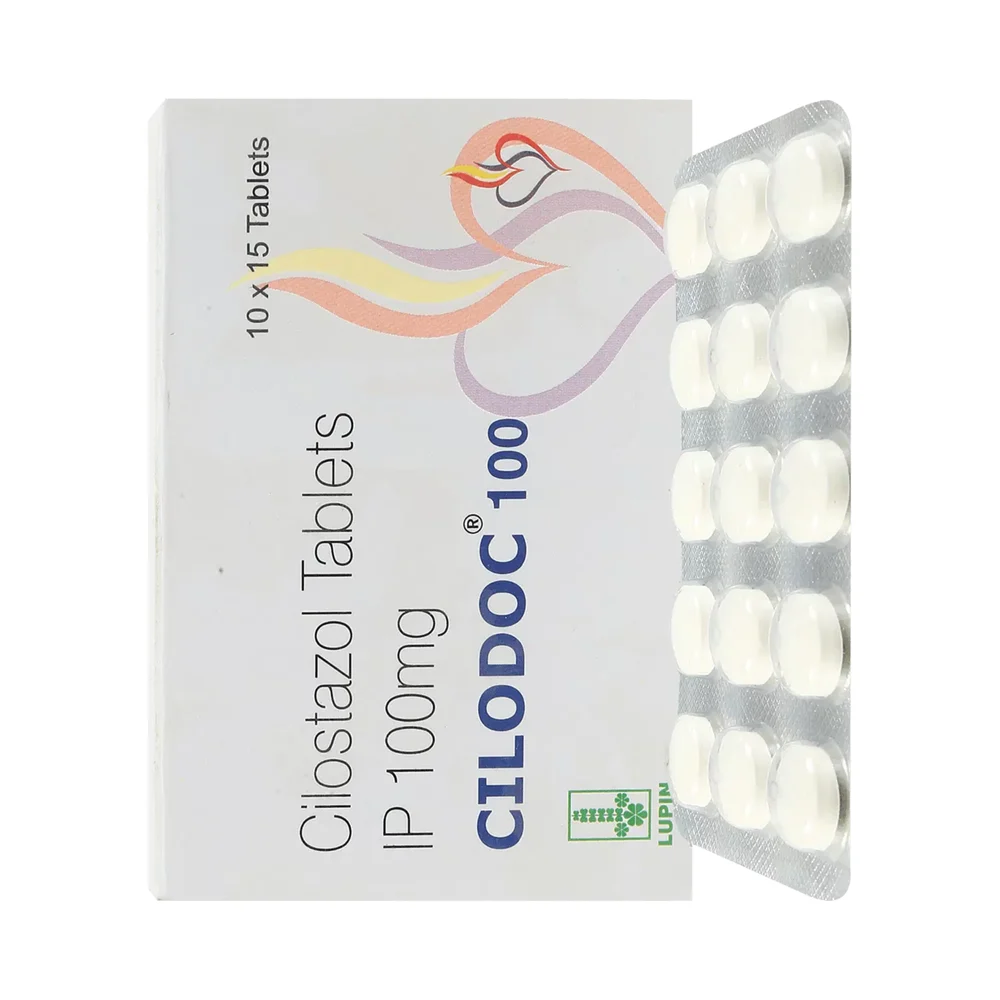100 mg CILODOC 100 Cilostazol IP Tablets - Available in India