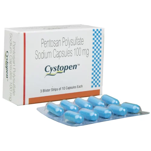 100 mg Cystopen Pentosan Polysulfate Sodium Capsules - Available in India
