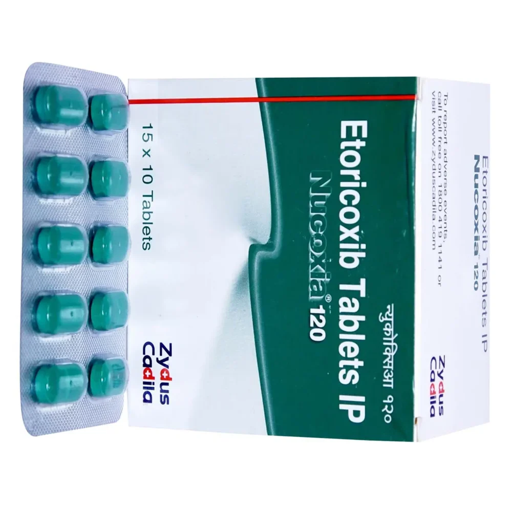 120 mg Nucoxia120 Etoricoxib IP Tablets - Available in India