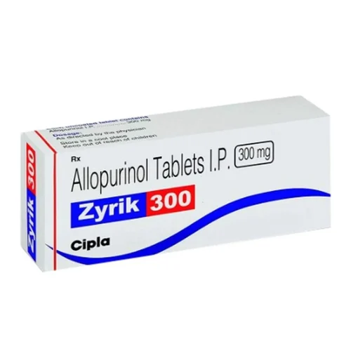 300 mg Zyrik 300 Allopurinol IP Tablets - Available in India