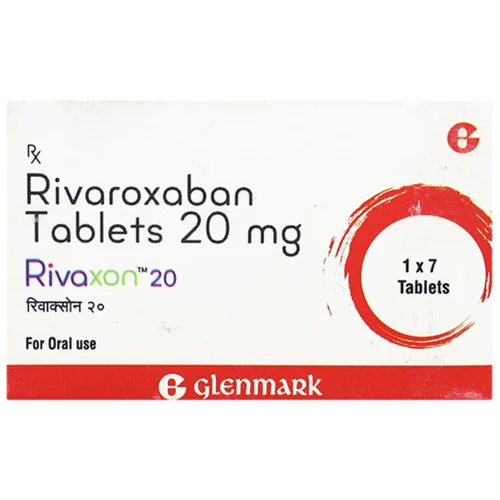 20 mg Rivaxon 20 Rivaroxaban Tablets - Available in India
