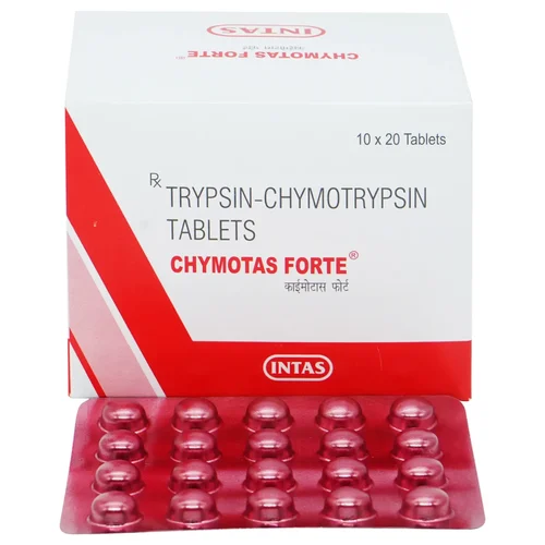 CHYMOTAS FORTE TRYPSIN-CHYMOTRYPSIN TABLETS - Available in India