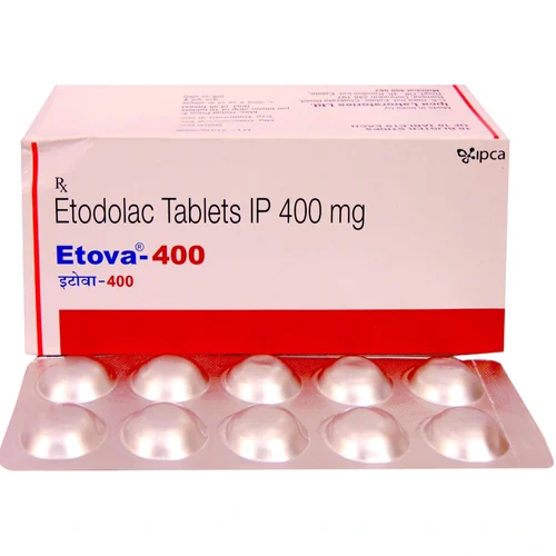 400 mg Etova-400 Etodolac IP Tablets - Available in India