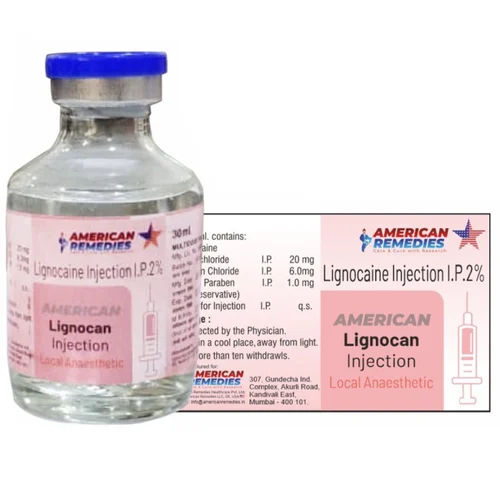 2% Lignocan Lignocaine I.P. Injection - Available in India