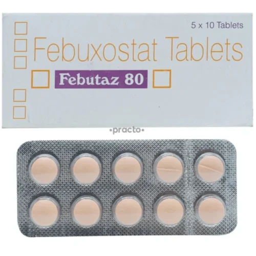 80 mg Febutaz 80 Febuxostat Tablets - Available in India
