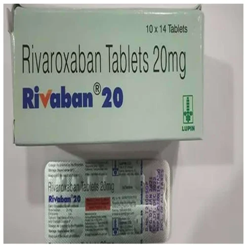 20 mg Rivaban 20 Rivaroxaban Tablets - Available in India