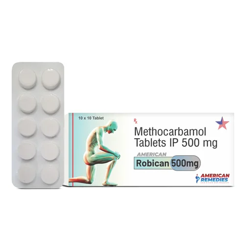 500 mg Robican 500mg Methocarbamol IP Tablets - Available in India