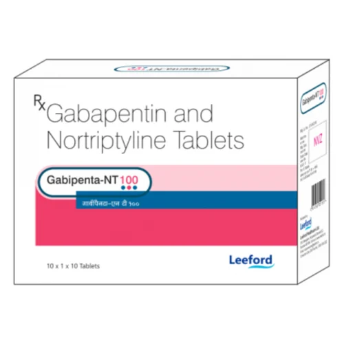 100 mg Gabipenta-NT 100 Gabapentin and Nortriptyline Tablets - Available in India